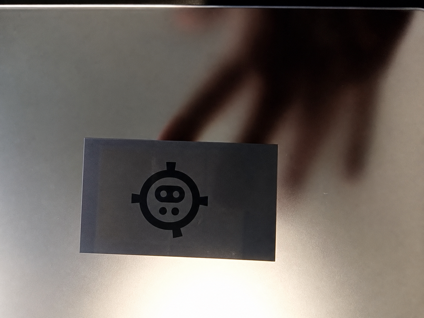 Le motif imprimé au dos de la carte