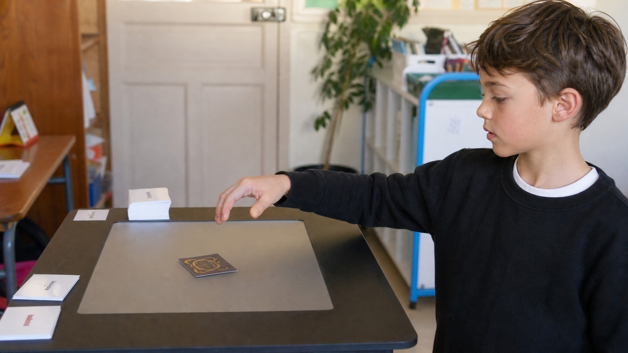 Élèves utilisant la Mashup Box